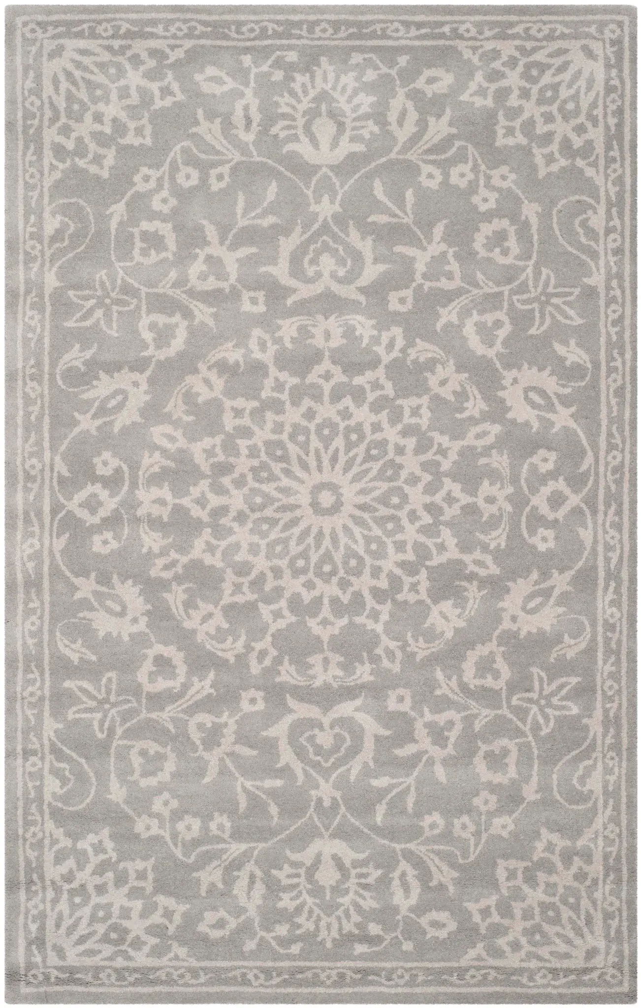 Bella Persian Medallion Hand-Tufted Wool Rug