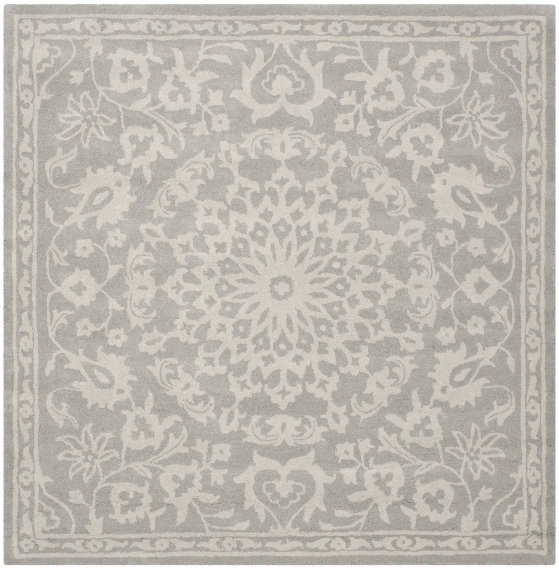 Bella Persian Medallion Hand-Tufted Wool Rug
