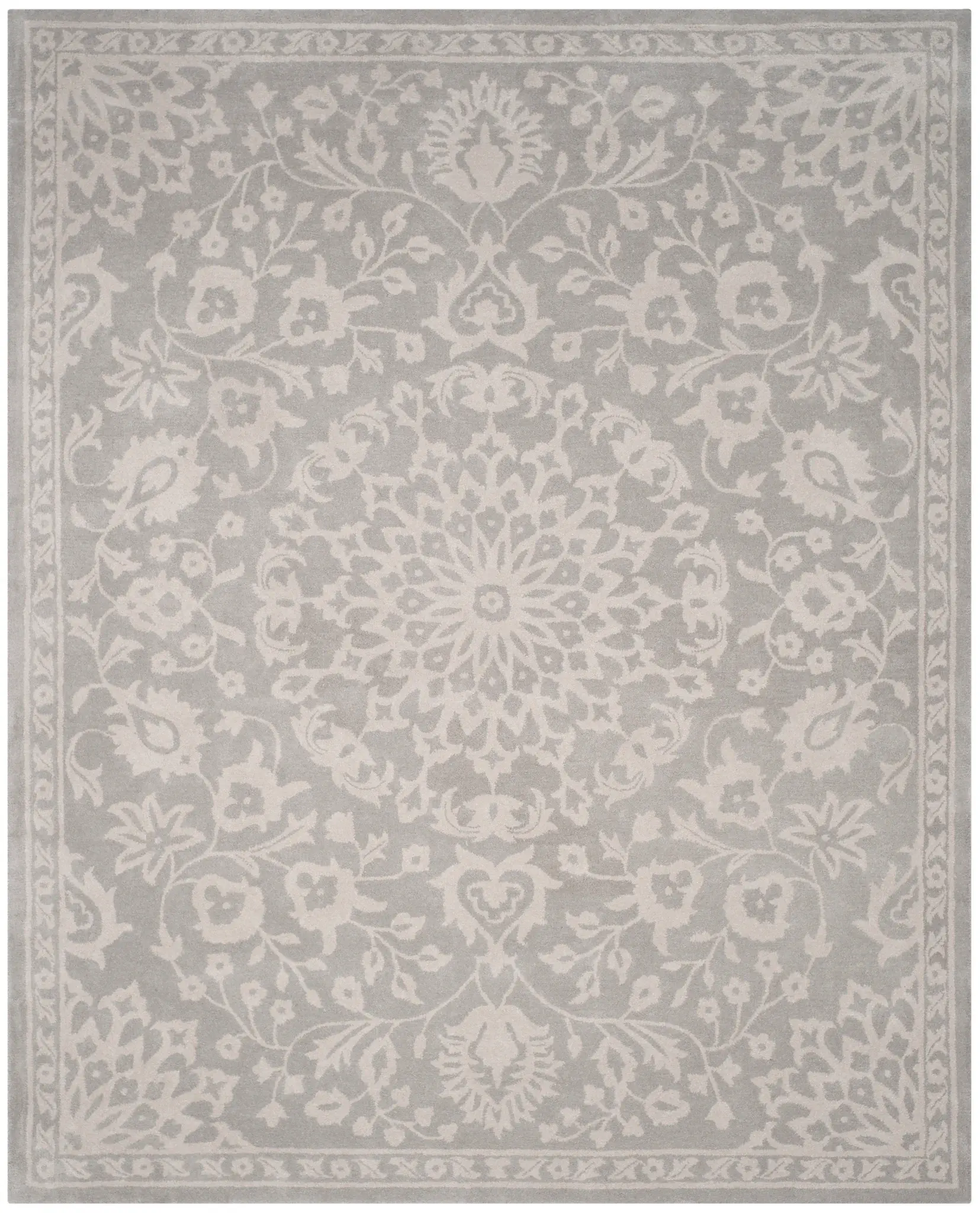 Bella Persian Medallion Hand-Tufted Wool Rug