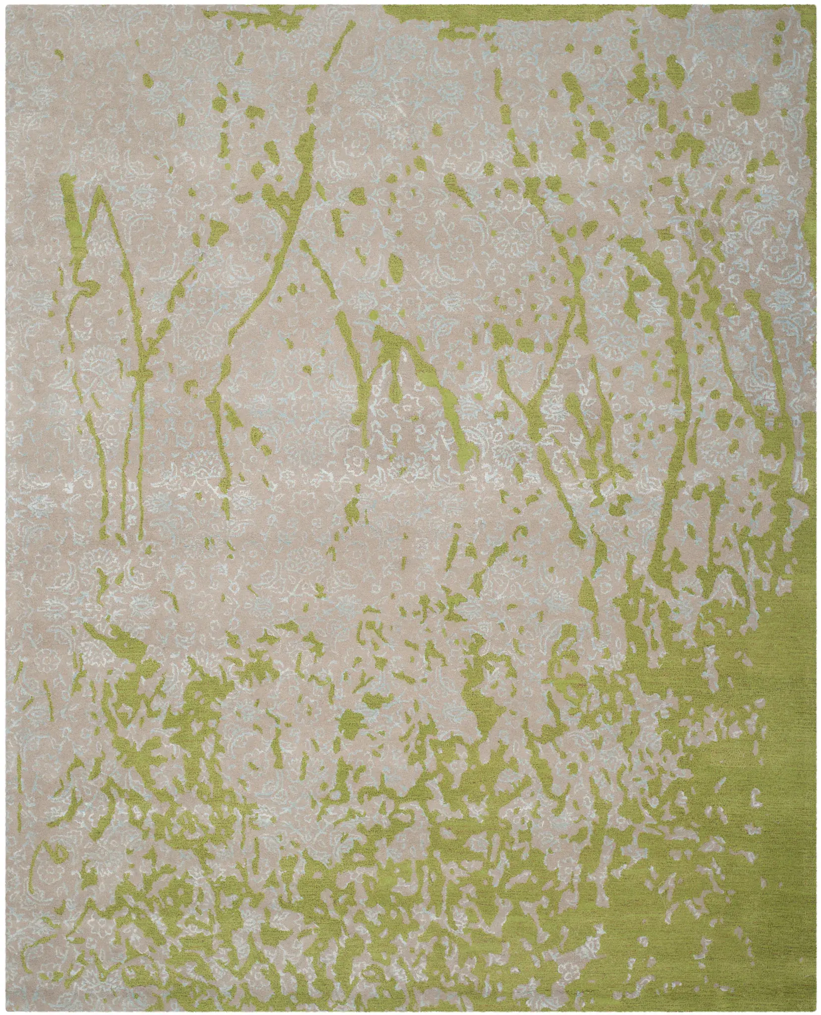 Bella Splattered Floral Hand-Tufted Wool Rug