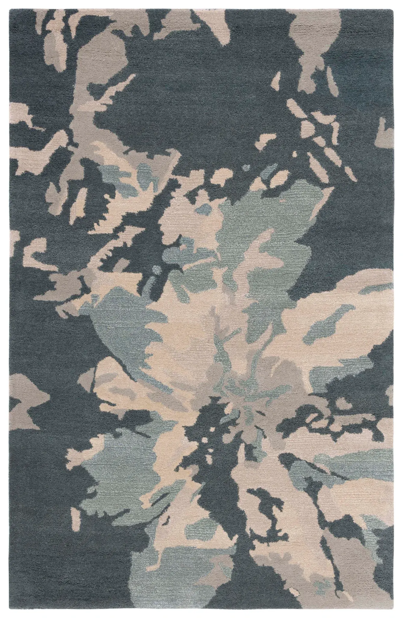 Bella Abstract Floral Hand-Tufted Rug