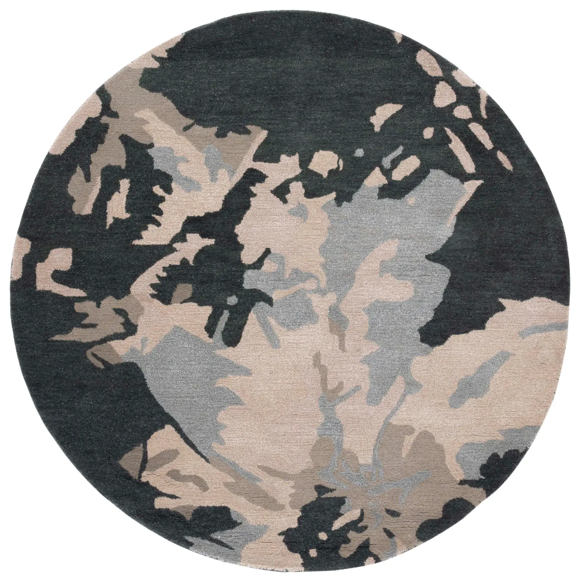 Bella Abstract Floral Hand-Tufted Rug