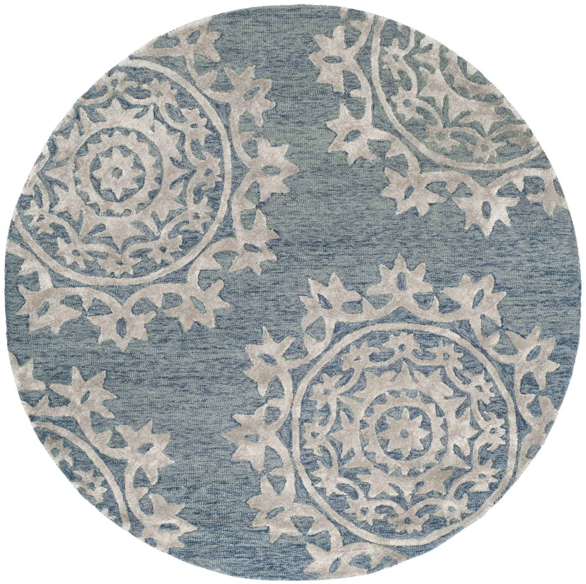 Bella Medallion Hand-Tufted Rug