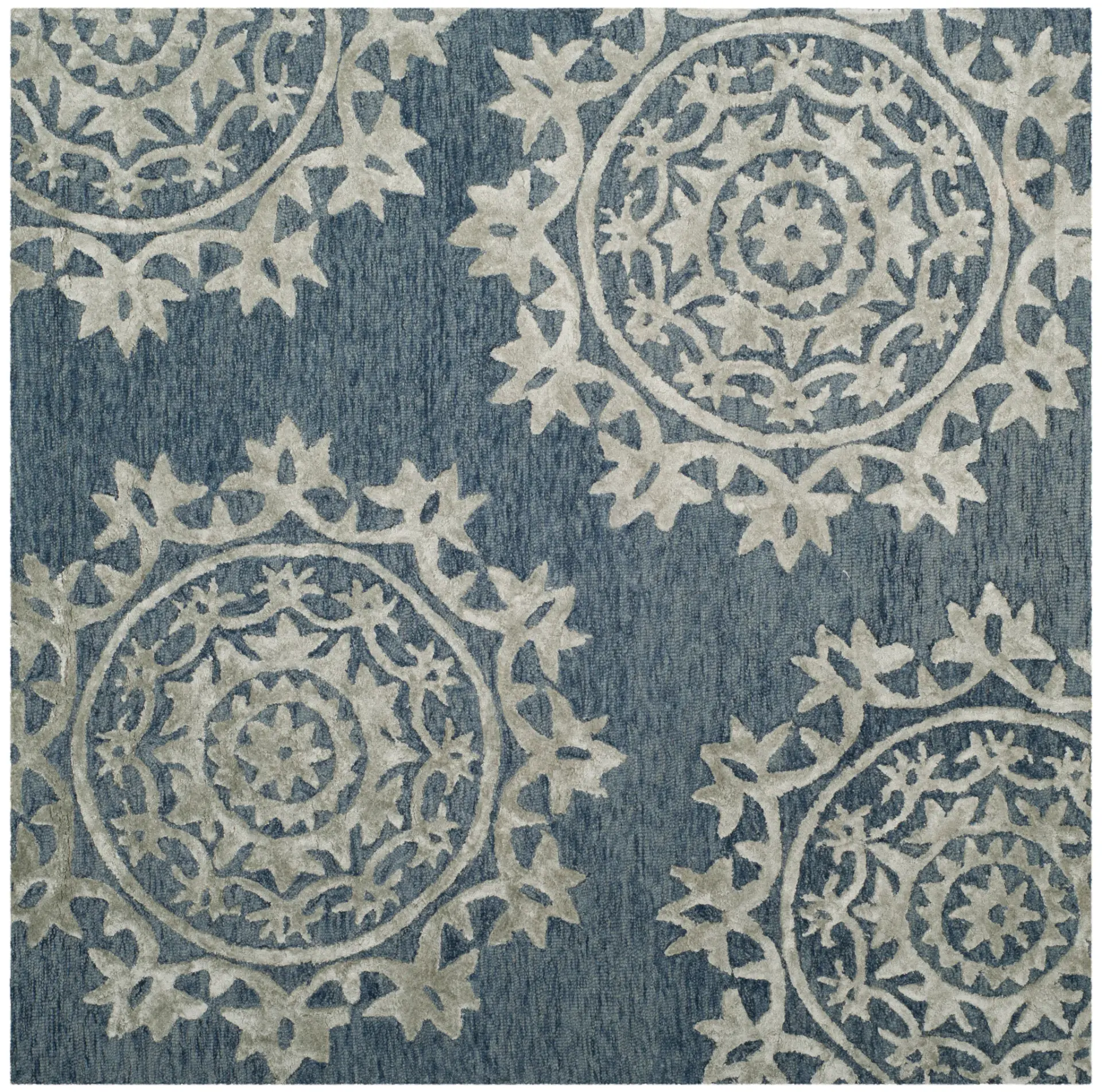 Bella Medallion Hand-Tufted Rug