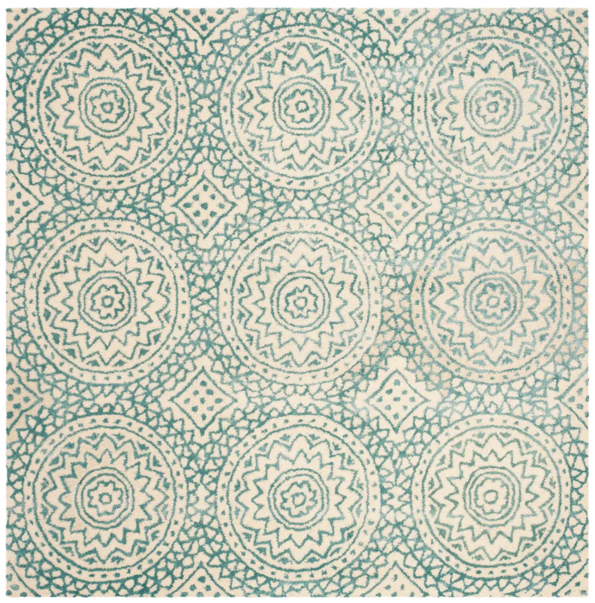 Bella Circular Medallion Hand-Tufted Rug