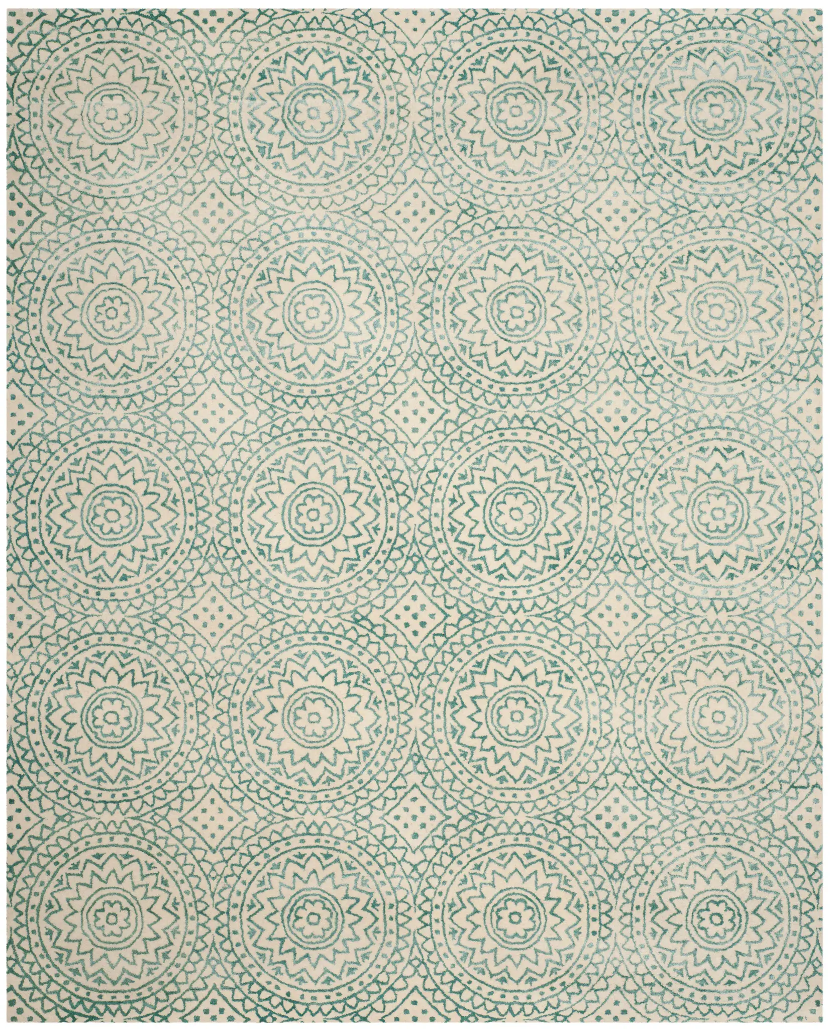 Bella Circular Medallion Hand-Tufted Rug