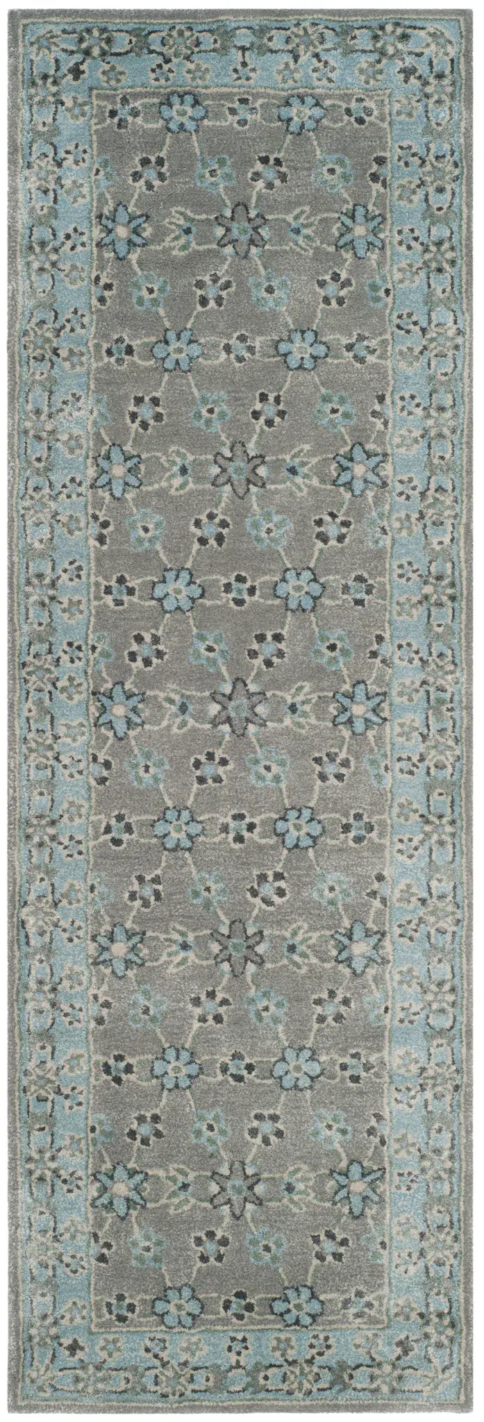 Bella Floral Lattice Hand-Tufted Rug