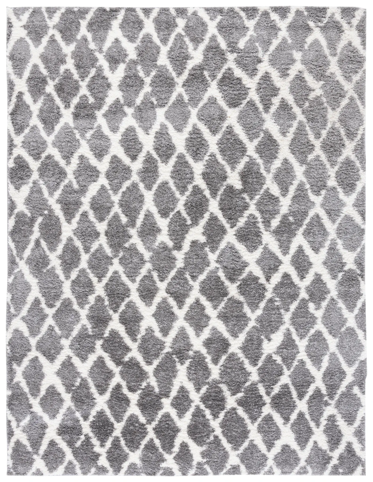 Berber Allover Diamond Shag Rug