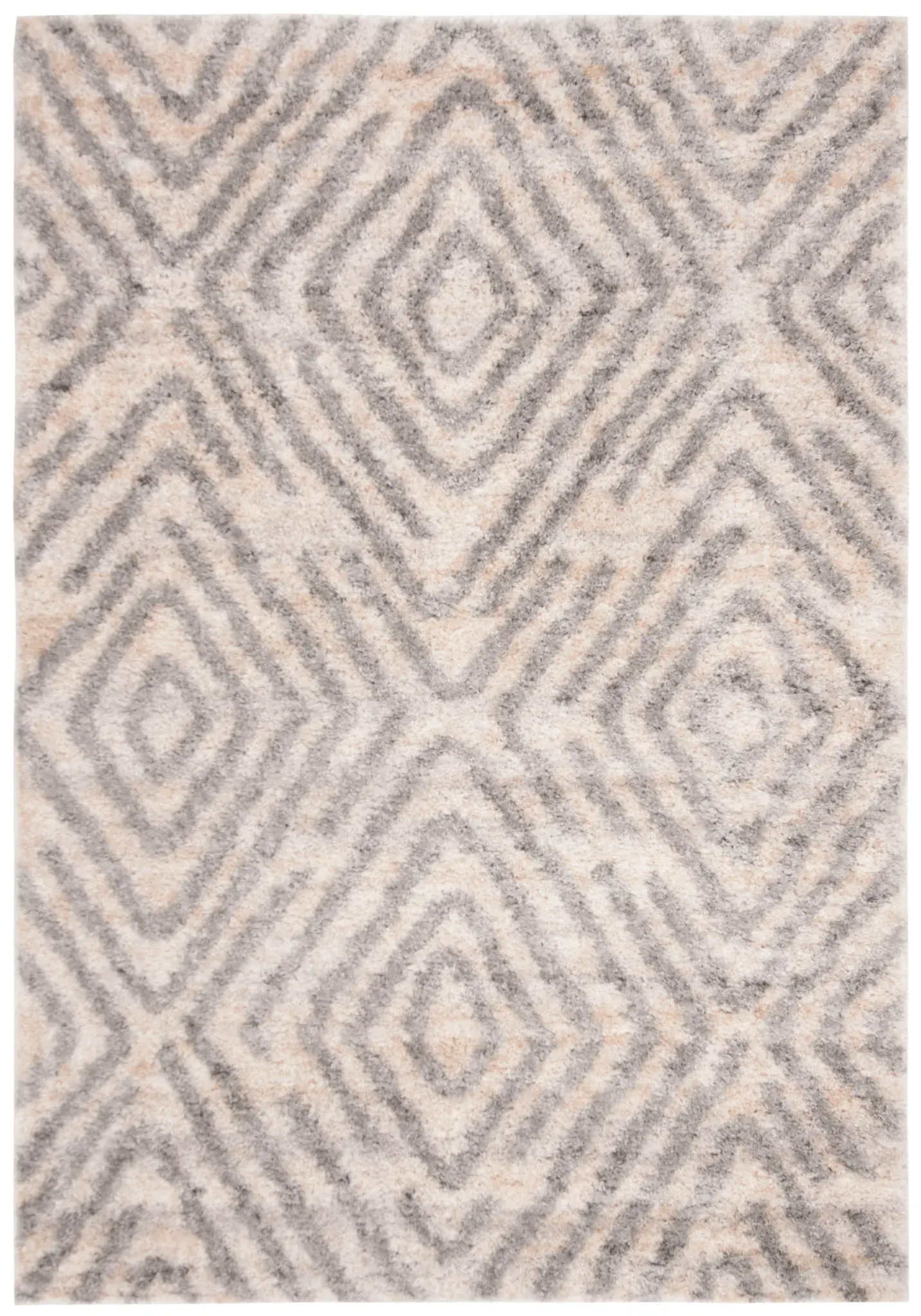 Berber Nested Diamond Shag Rug