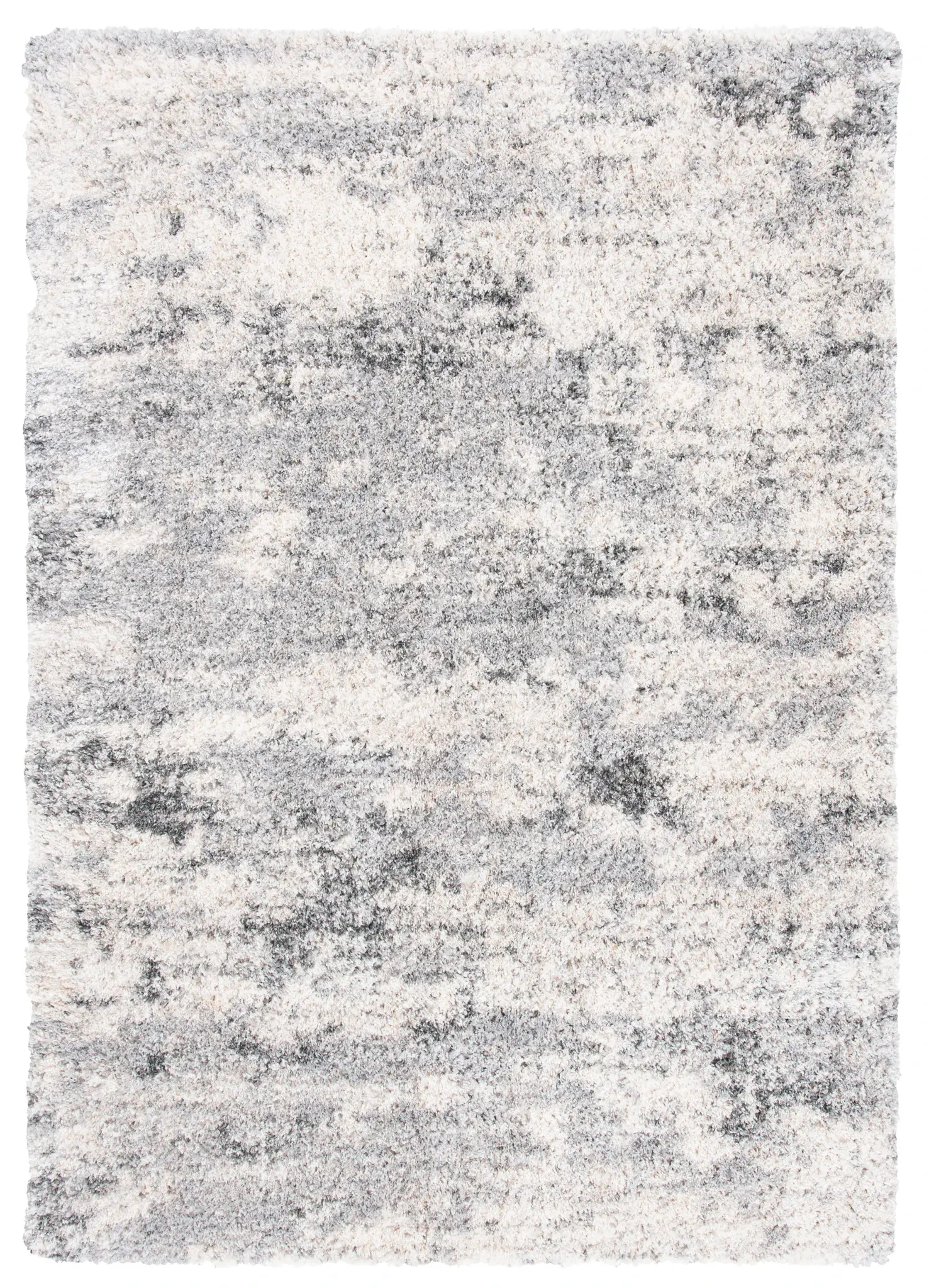 Berber Shag Abstract Rug