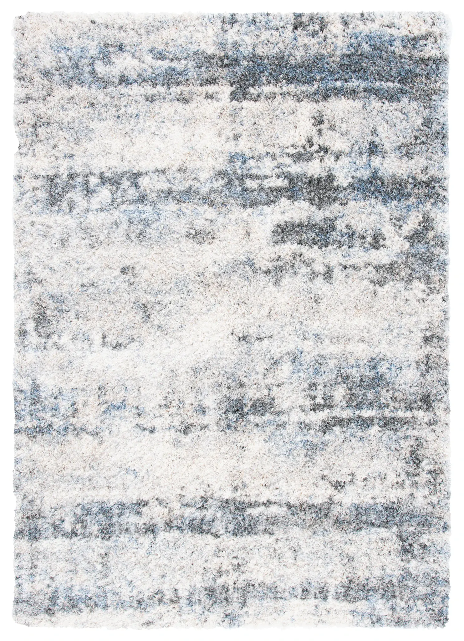 Berber Striped Shag Rug