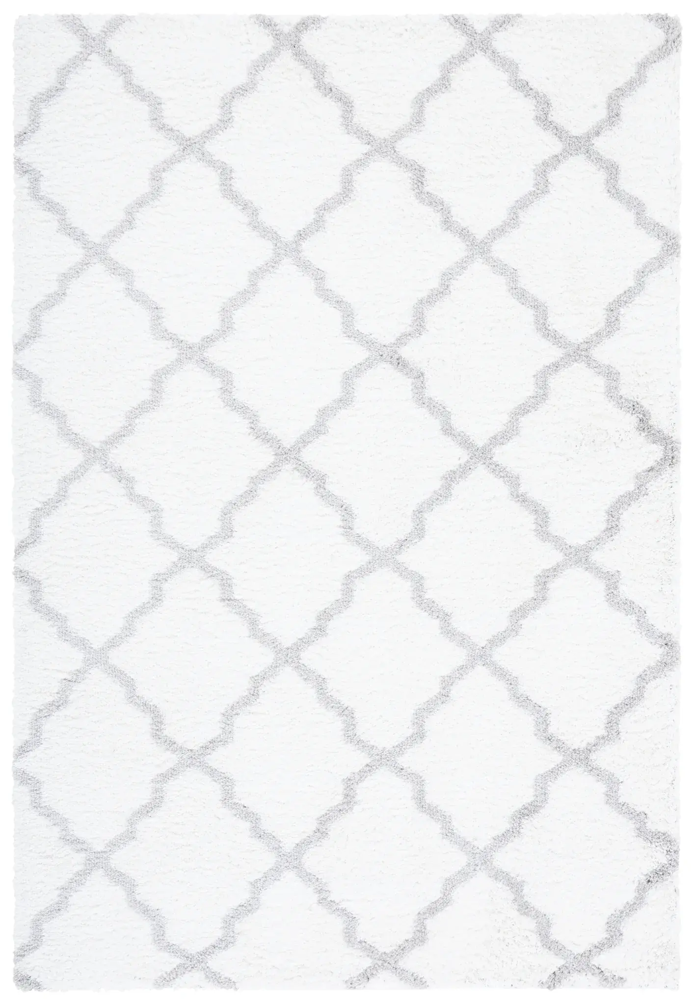 Berber Curved Trellis Shag Rug