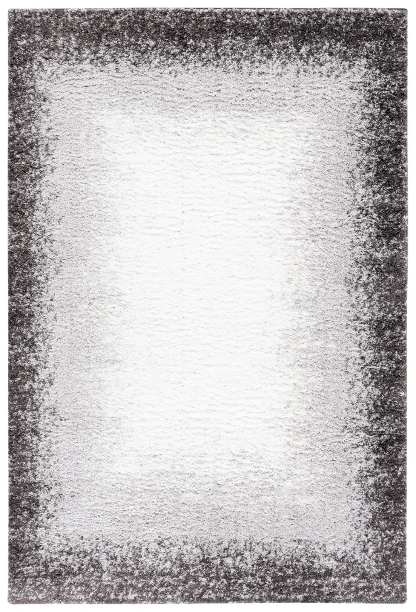 Berber Ombre Border Shag Rug
