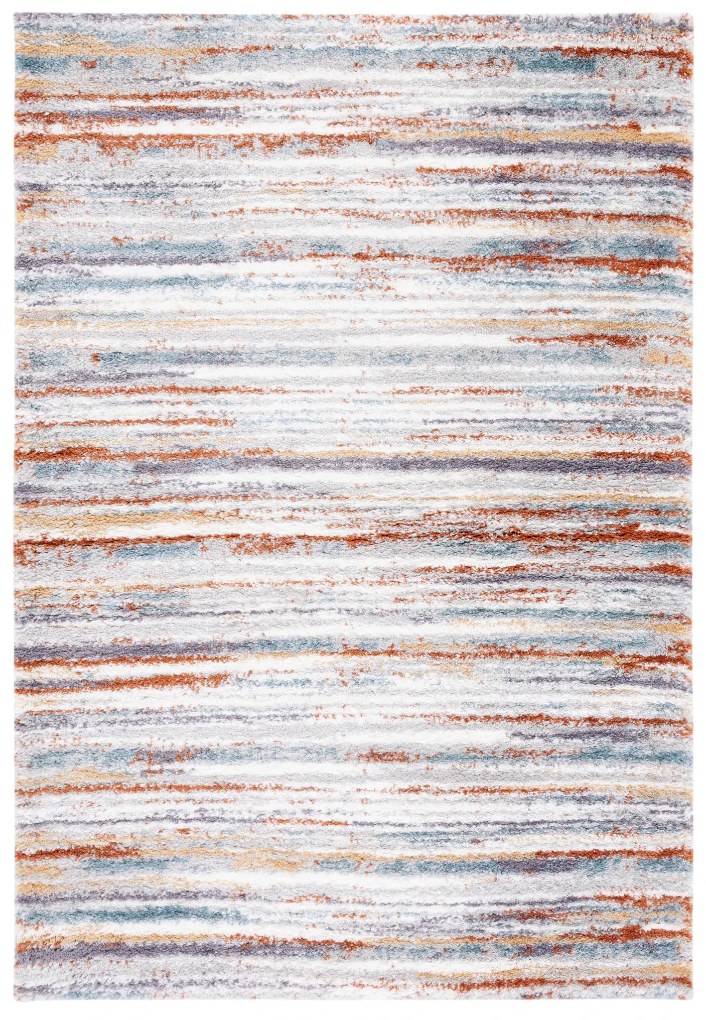 Berber Stripe Shag Rug