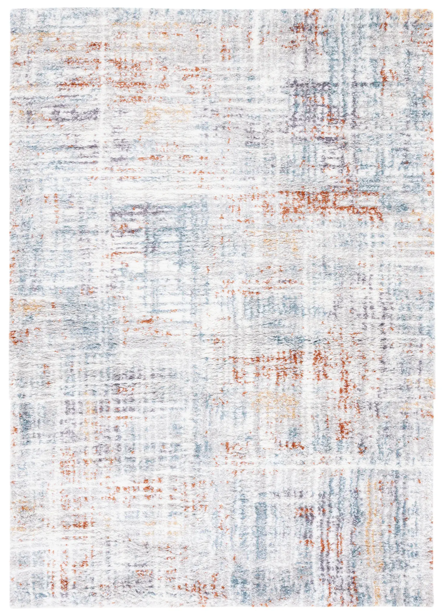 Berber Crosshatch Shag Rug