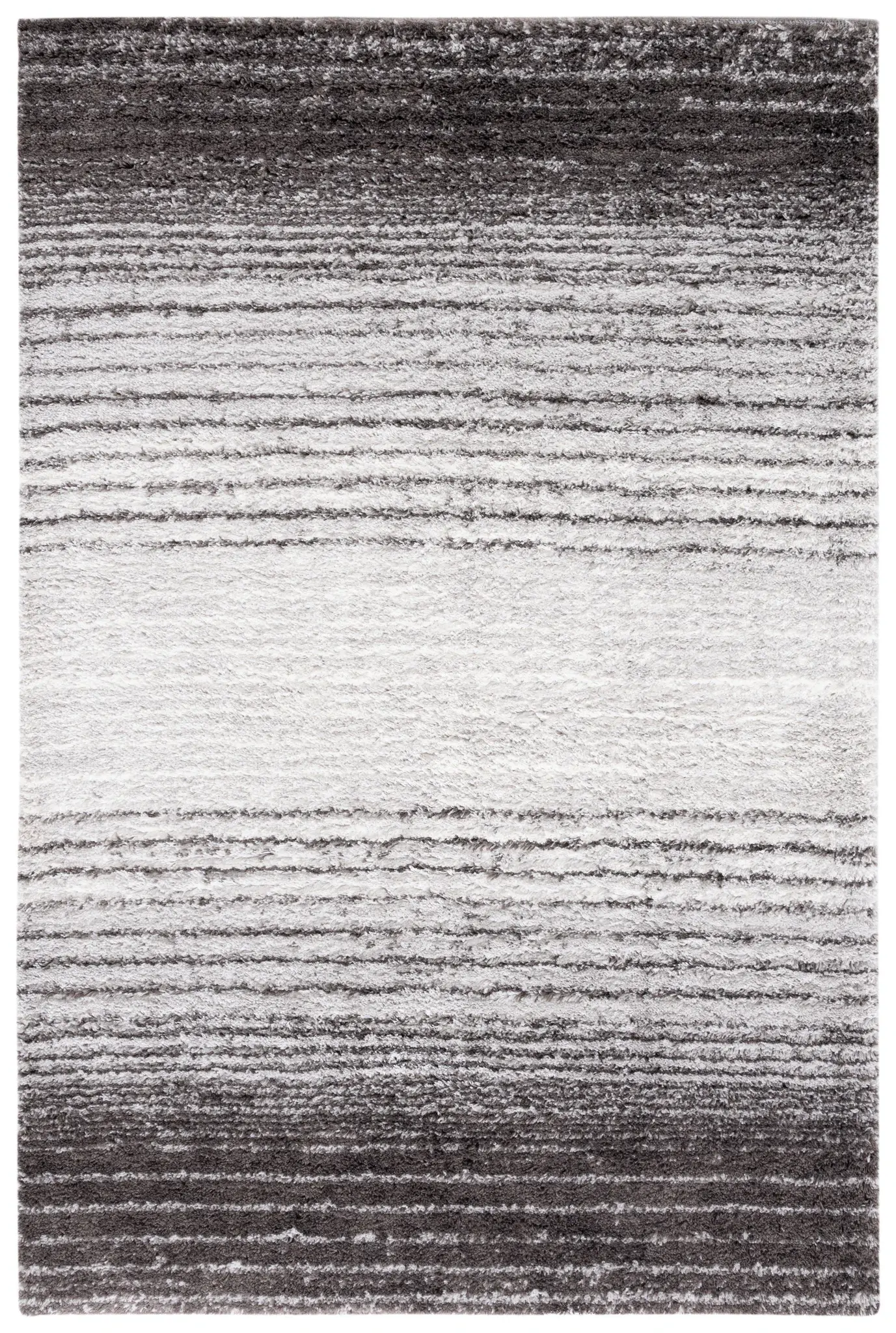 Berber Degrade Stripe Shag Rug