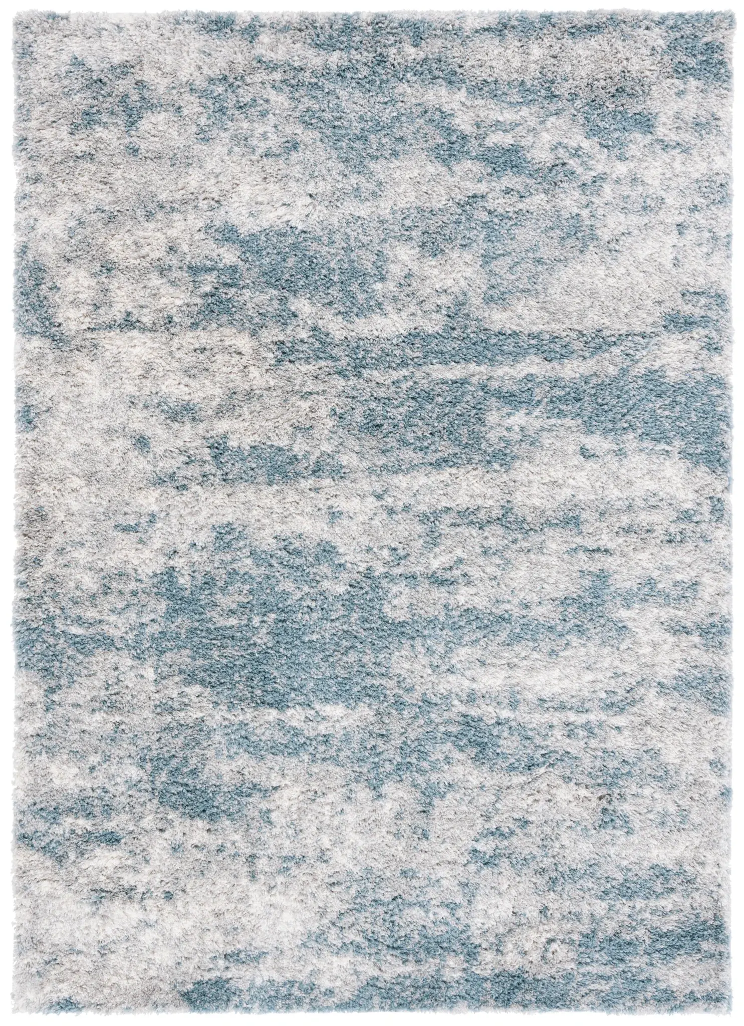 Berber Clouded Abstract Shag Rug