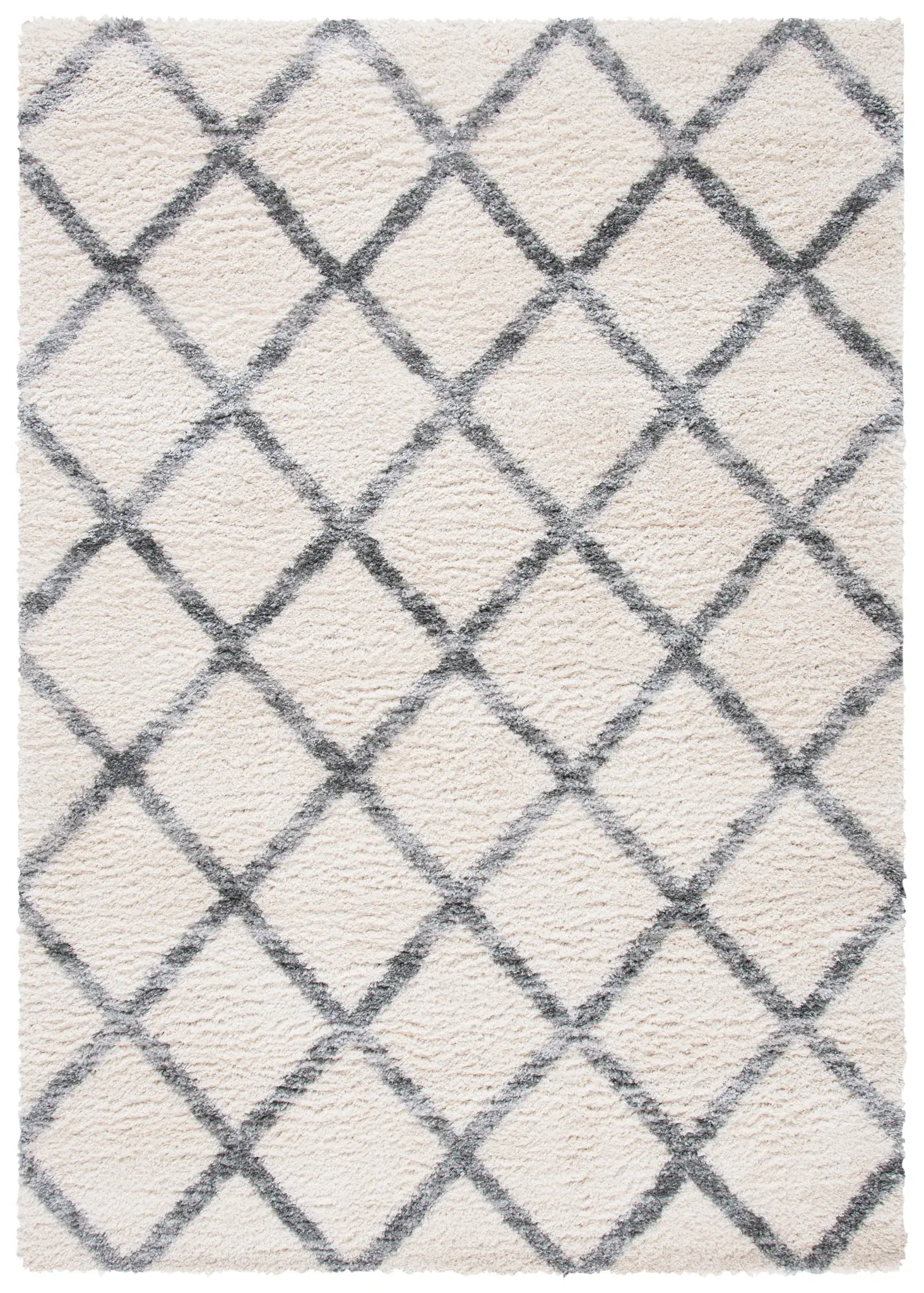 Berber Shag Moroccan Diamond Rug
