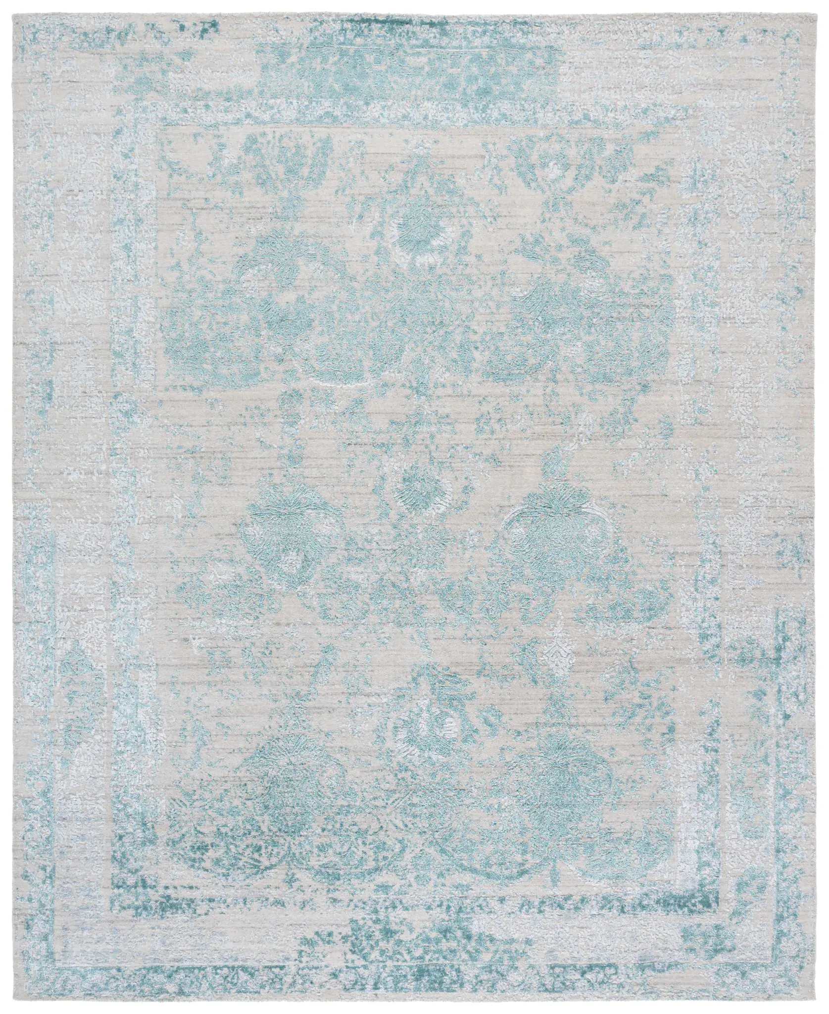 Bedford Faded Medallion Hand-Loomed Rug