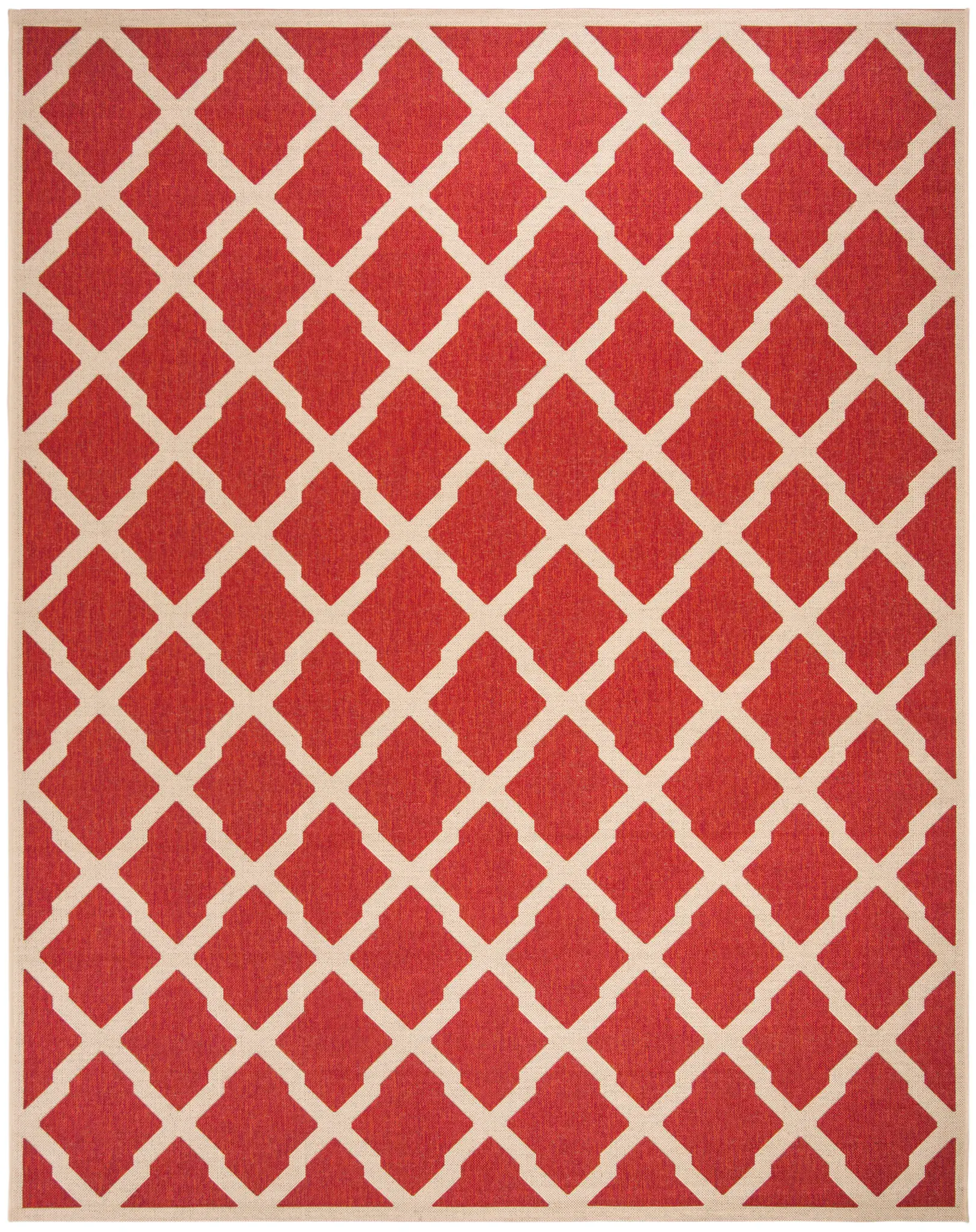 Beach House Moroccan Lattice Outdoor Rug