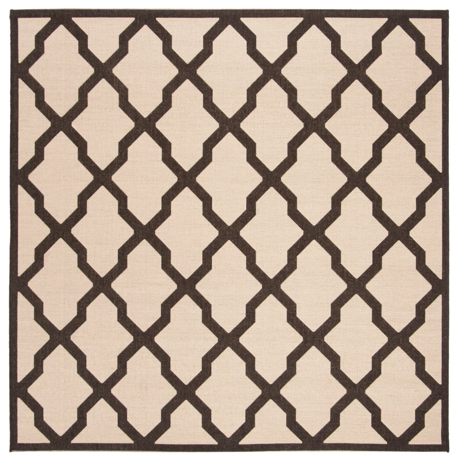 Beach House Moroccan Lattice Outdoor Rug