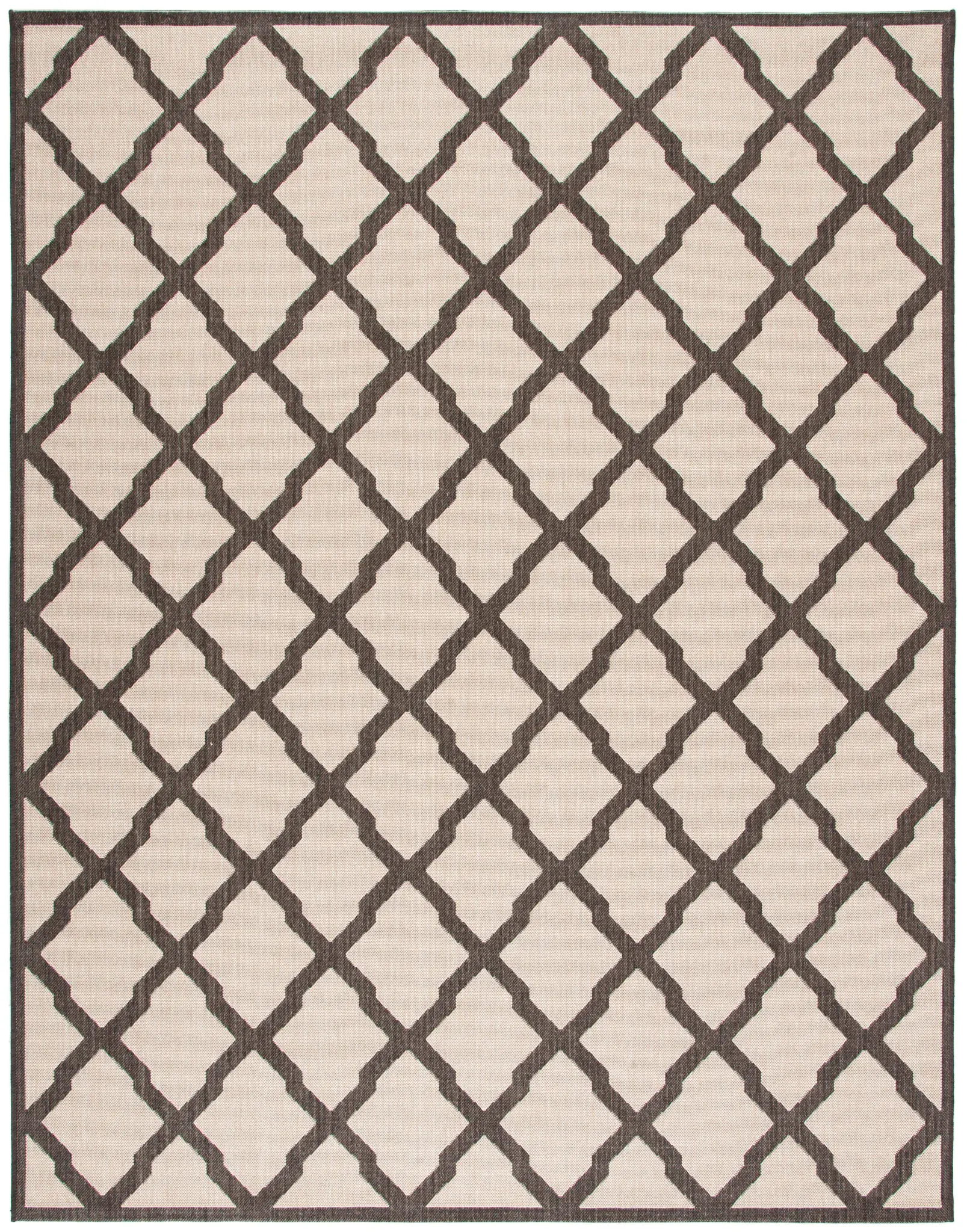 Beach House Moroccan Lattice Outdoor Rug
