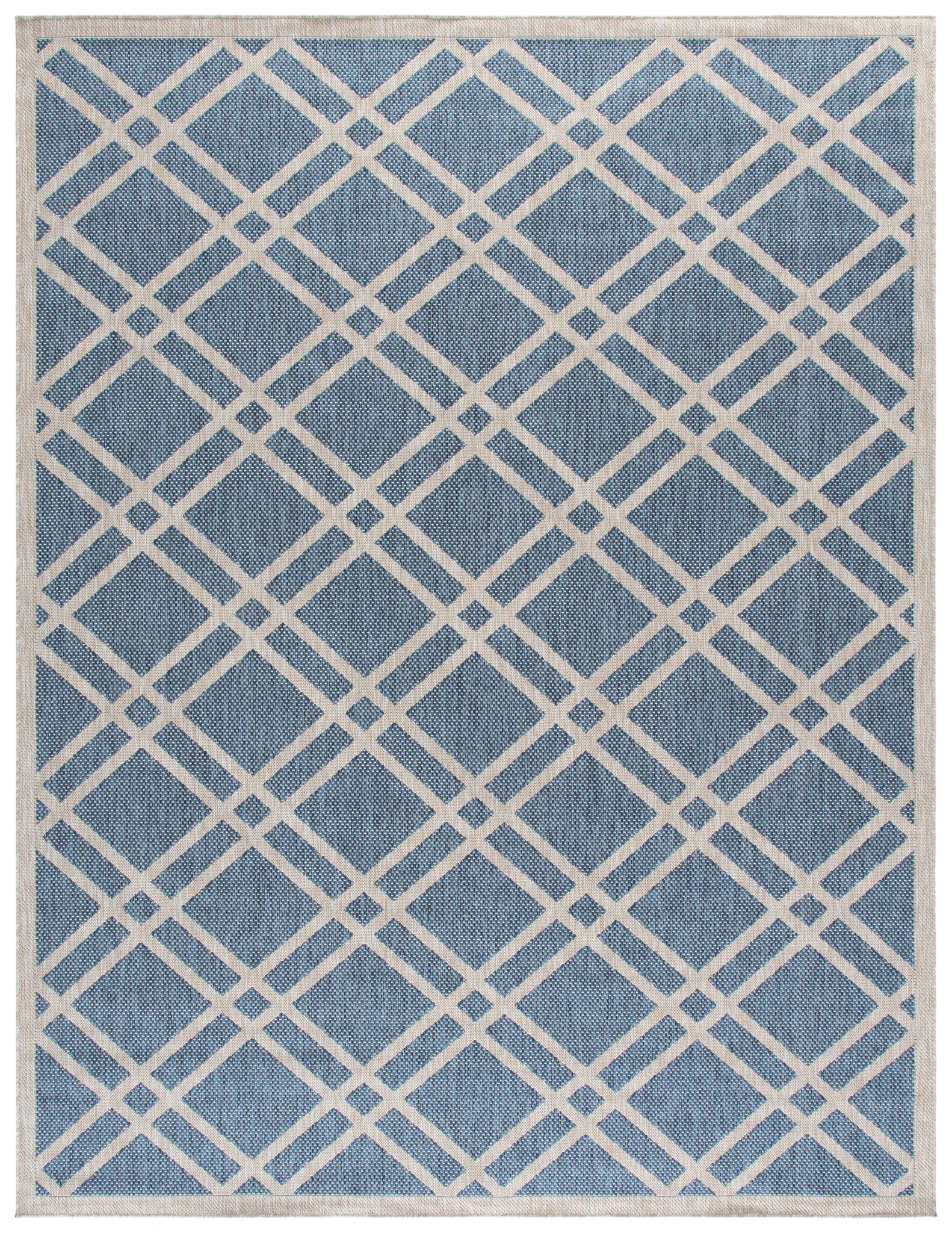 Beach House Diamond Trellis Outdoor Rug