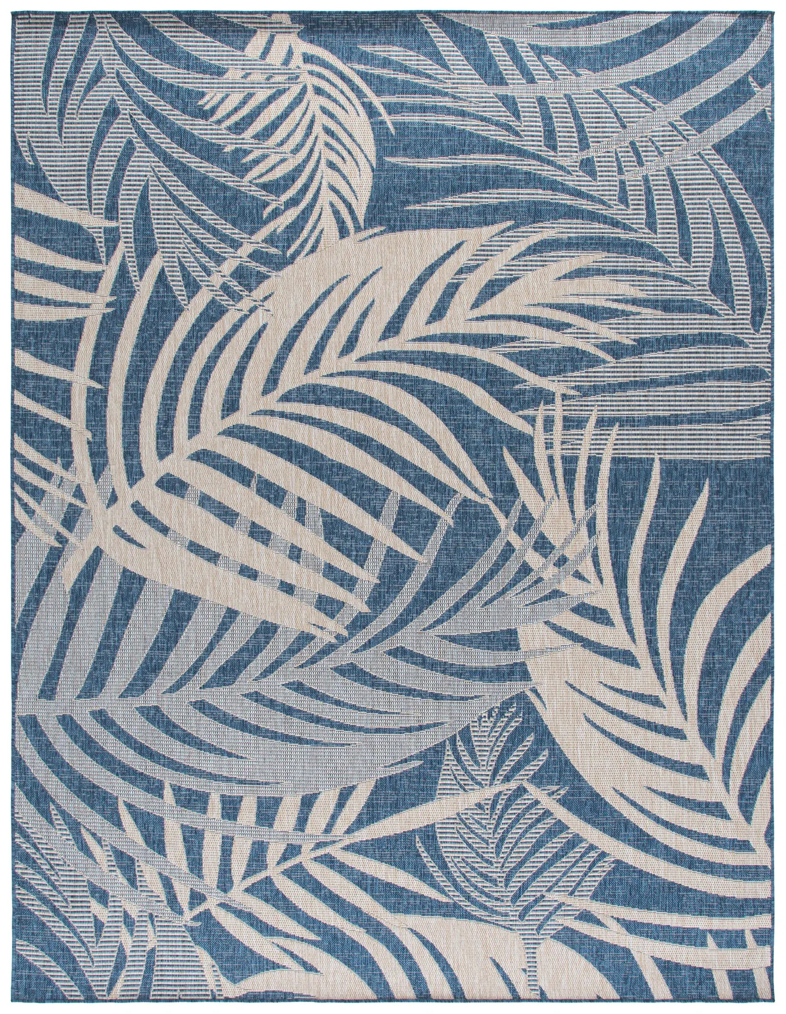 Beach House Oversized Palm Outdoor Rug