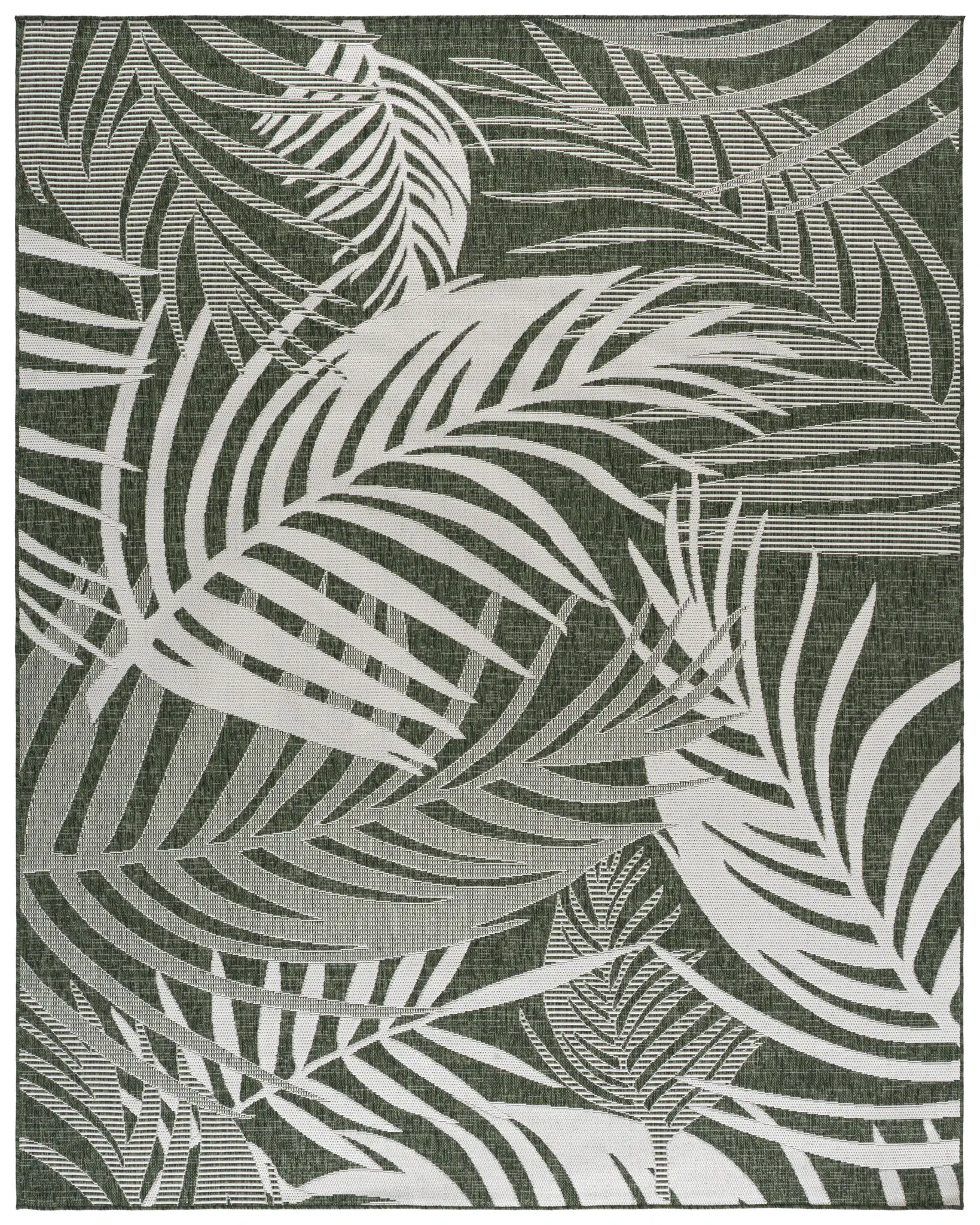 Beach House Oversized Palm Outdoor Rug