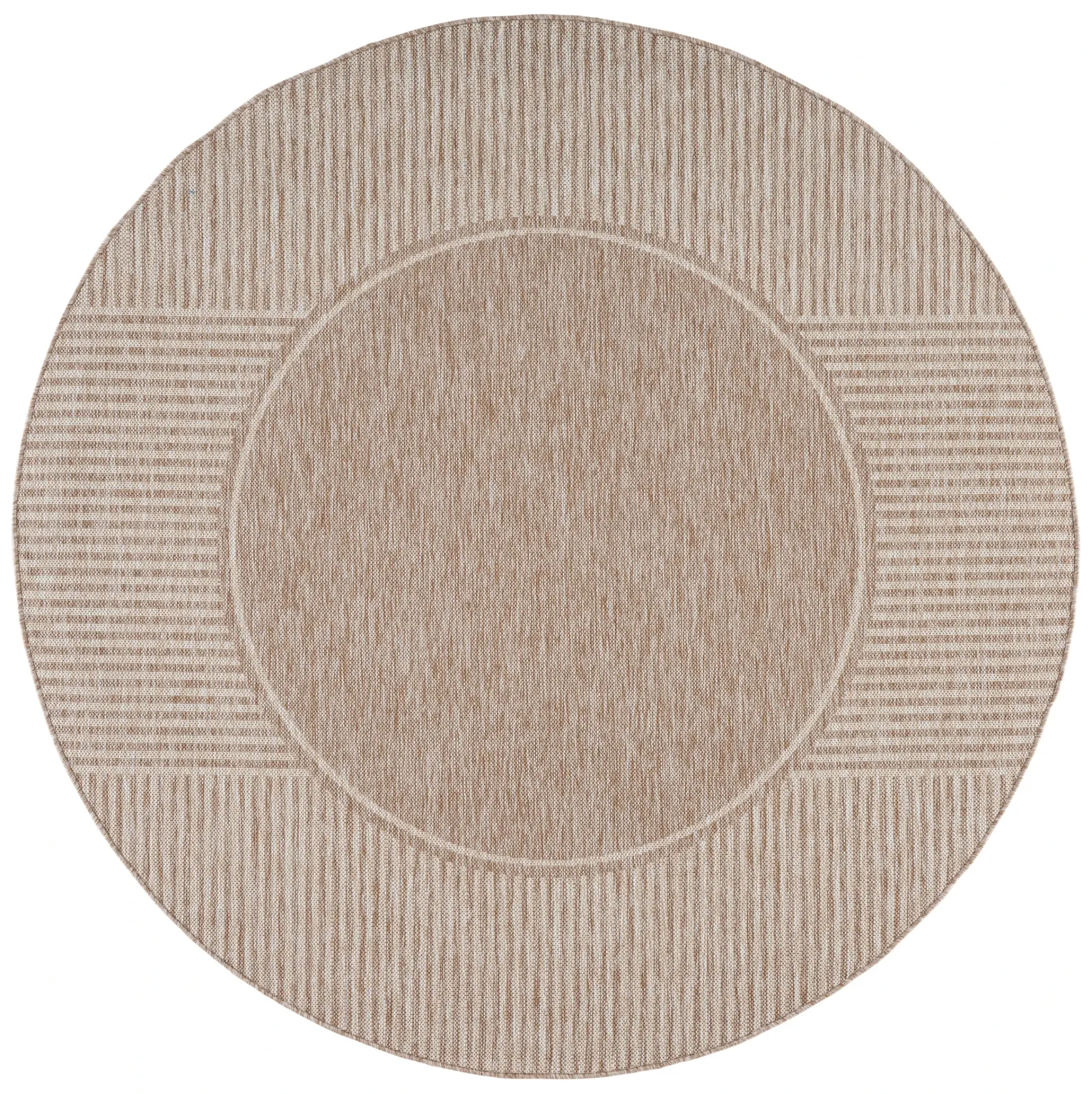 Beach House Wicker Bordered Outdoor Rug