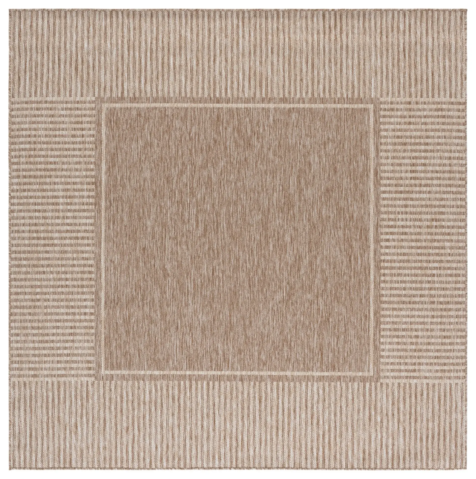 Beach House Wicker Bordered Outdoor Rug