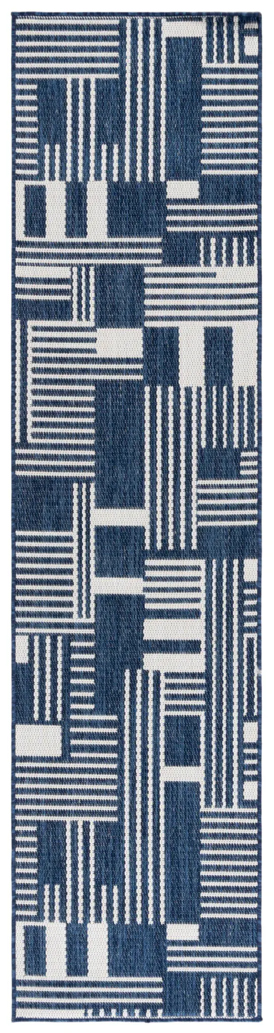 Beach House Block Stripe Outdoor Rug