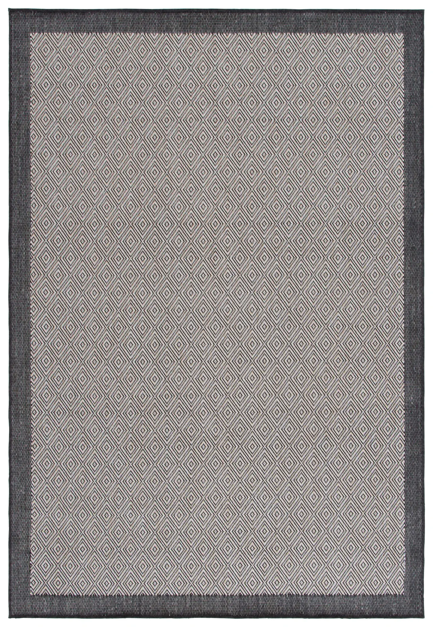 Beach House Diamond Border Outdoor Rug