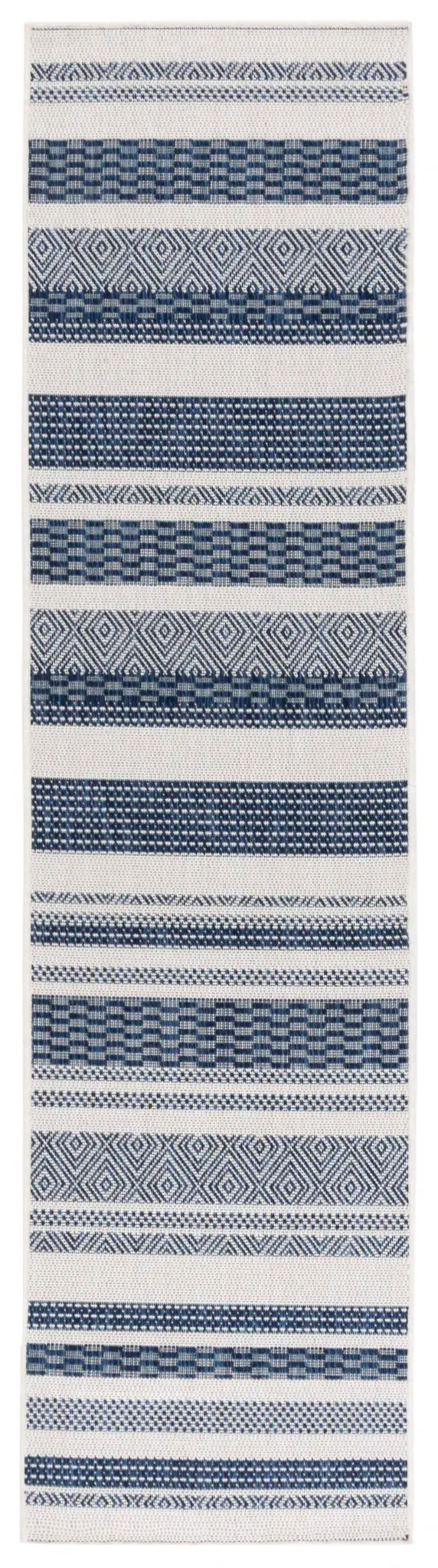 Beach House Geometric Stripe Outdoor Rug