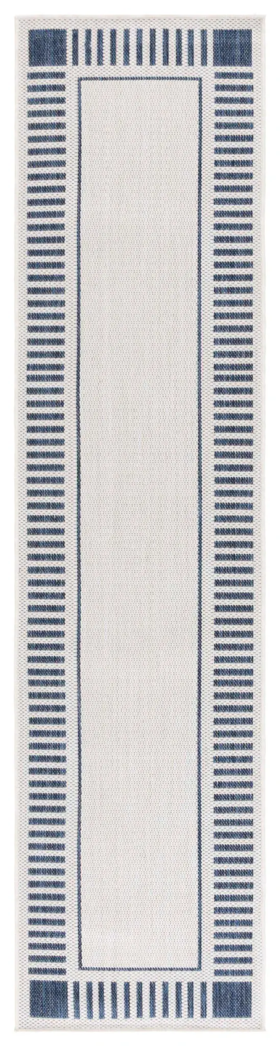 Beach House Perimeter Stripe Outdoor Rug