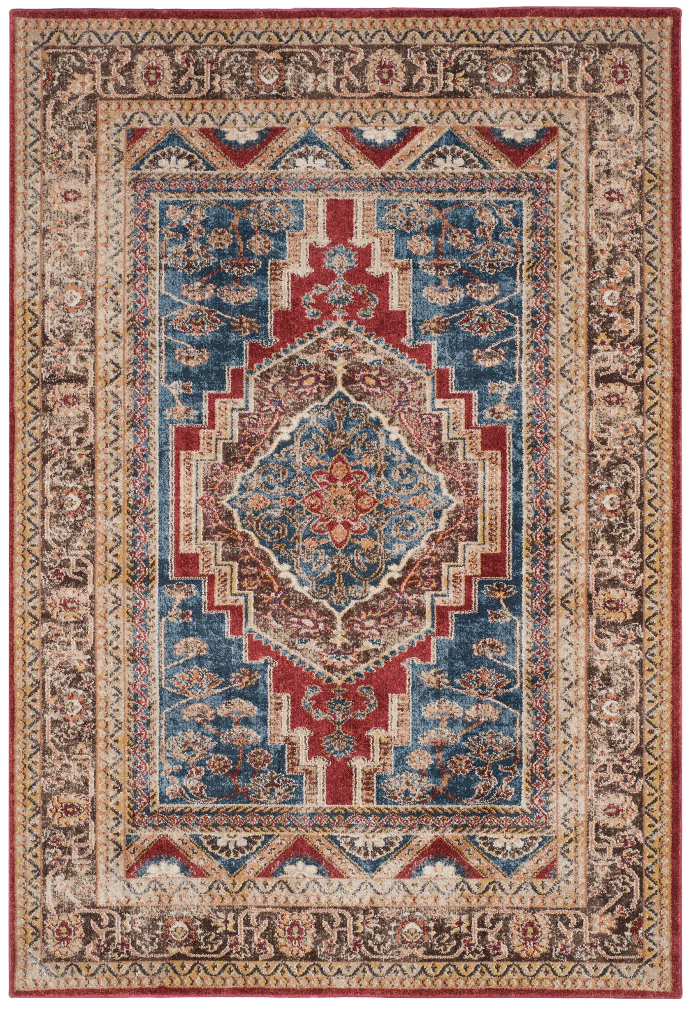 Bijar Stepped Medallion Rug