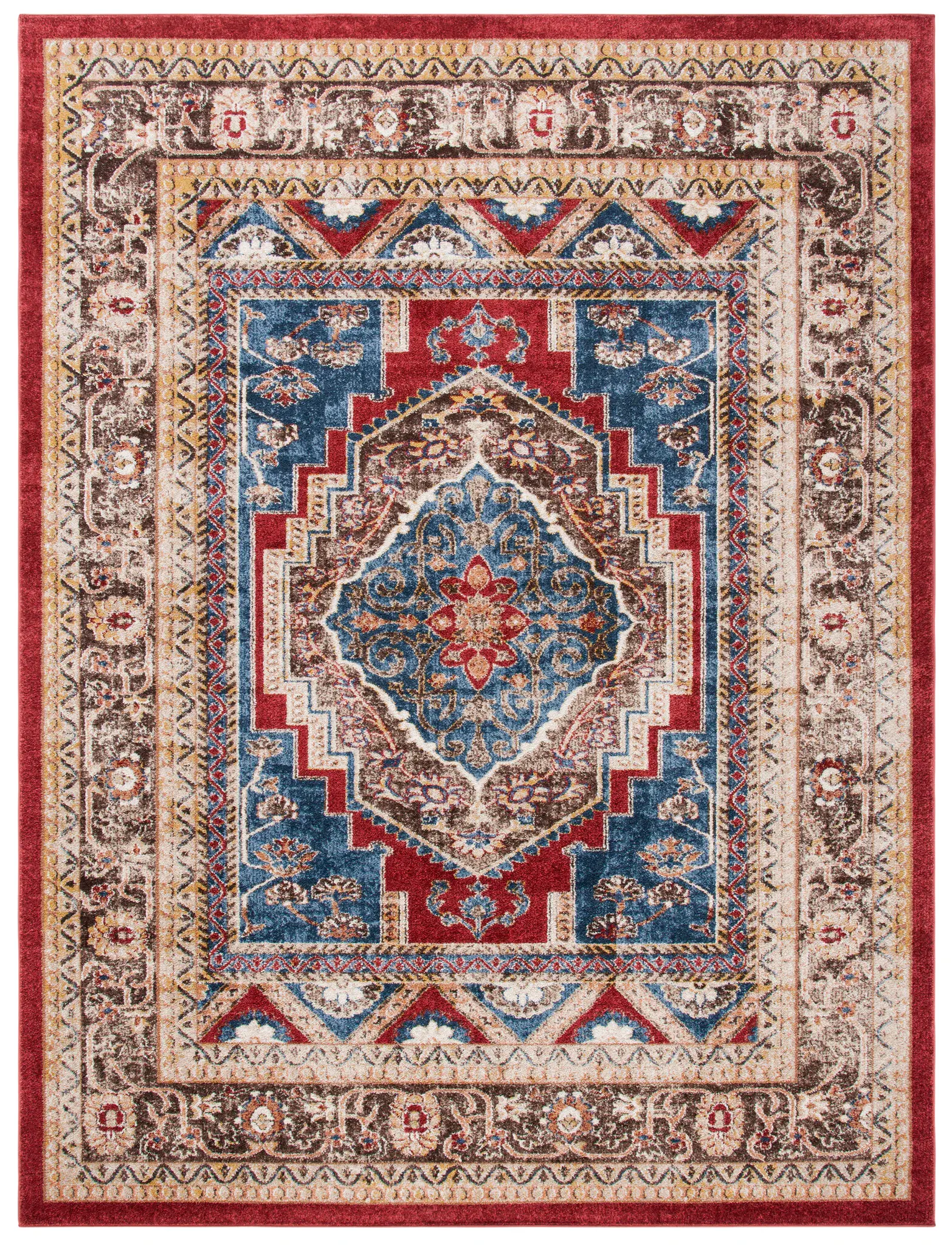 Bijar Stepped Medallion Rug