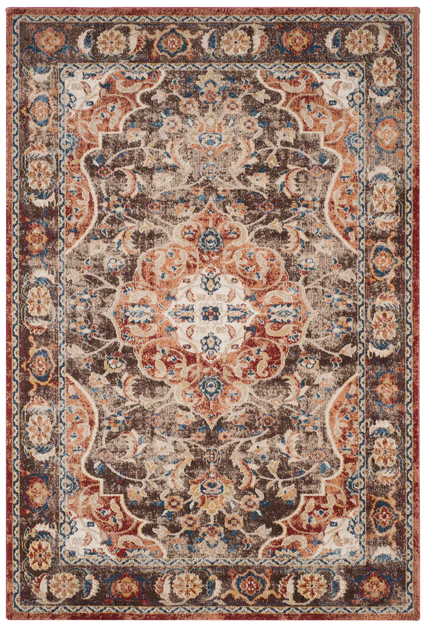 Bijar Traditional Medallion Rug