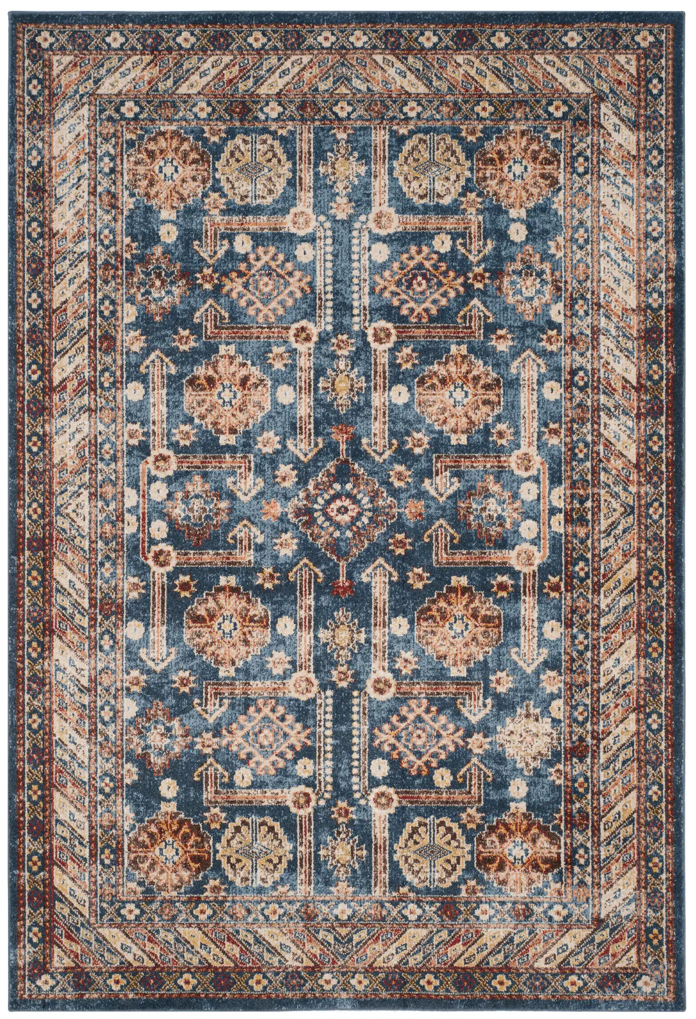 Bijar Geometric Medallion Rug