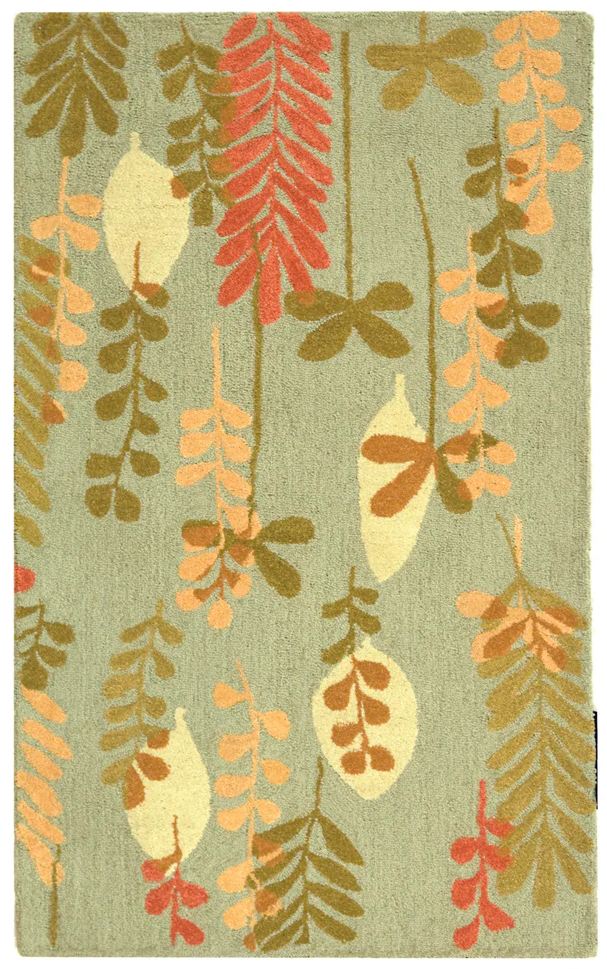 Berkley Tropical Floral Wool Rug