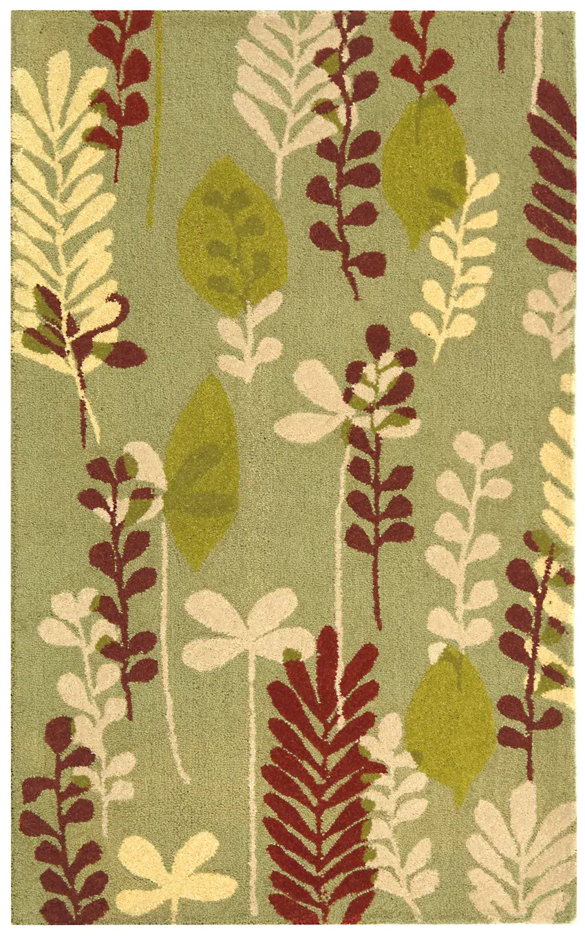 Berkley Tropical Floral Wool Rug