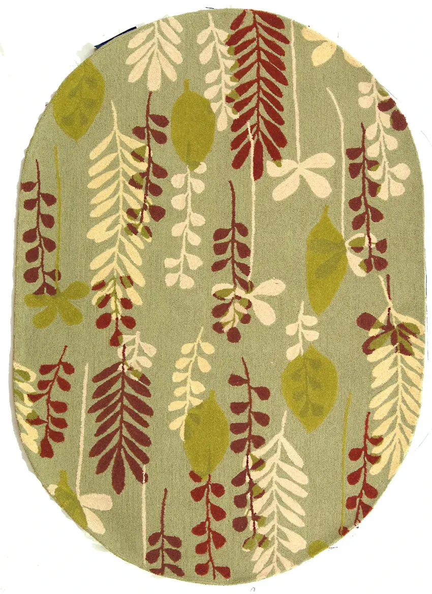 Berkley Tropical Floral Wool Rug