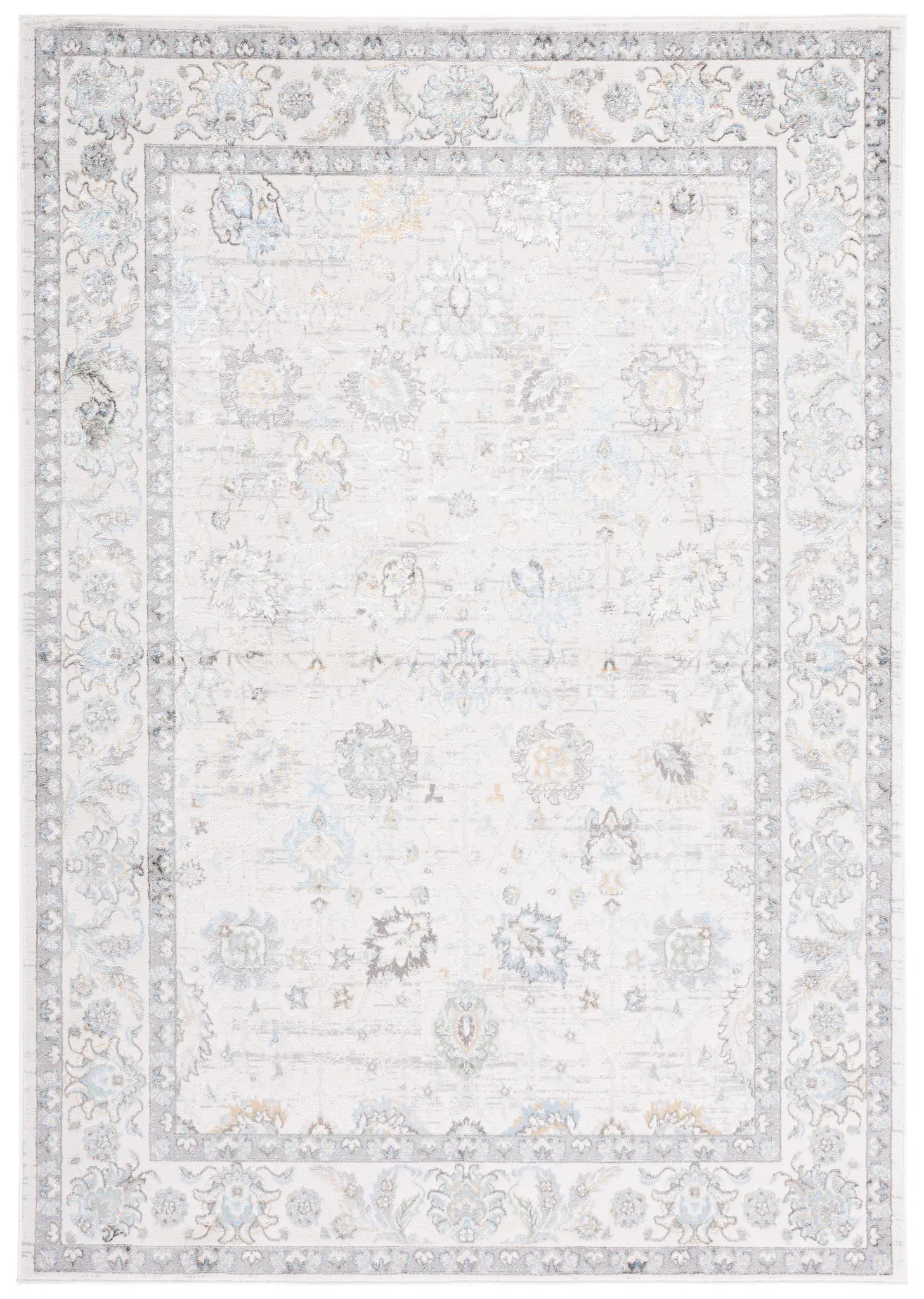 Bel Air Bordered Floral Rug
