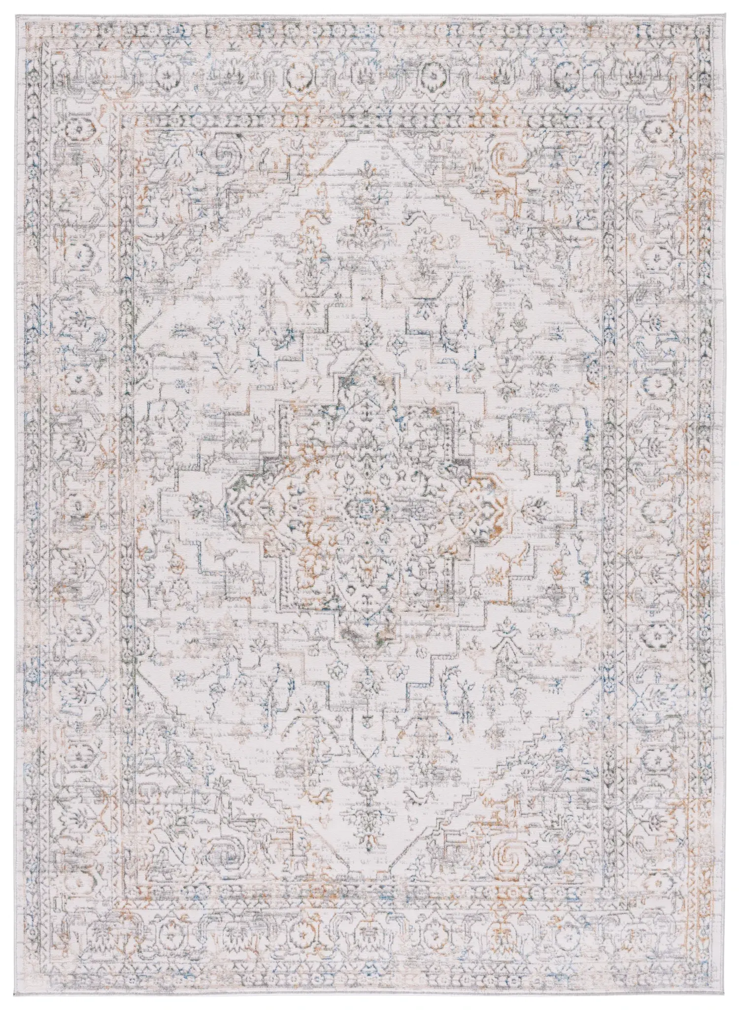 Bel Air Distressed Medallion Rug