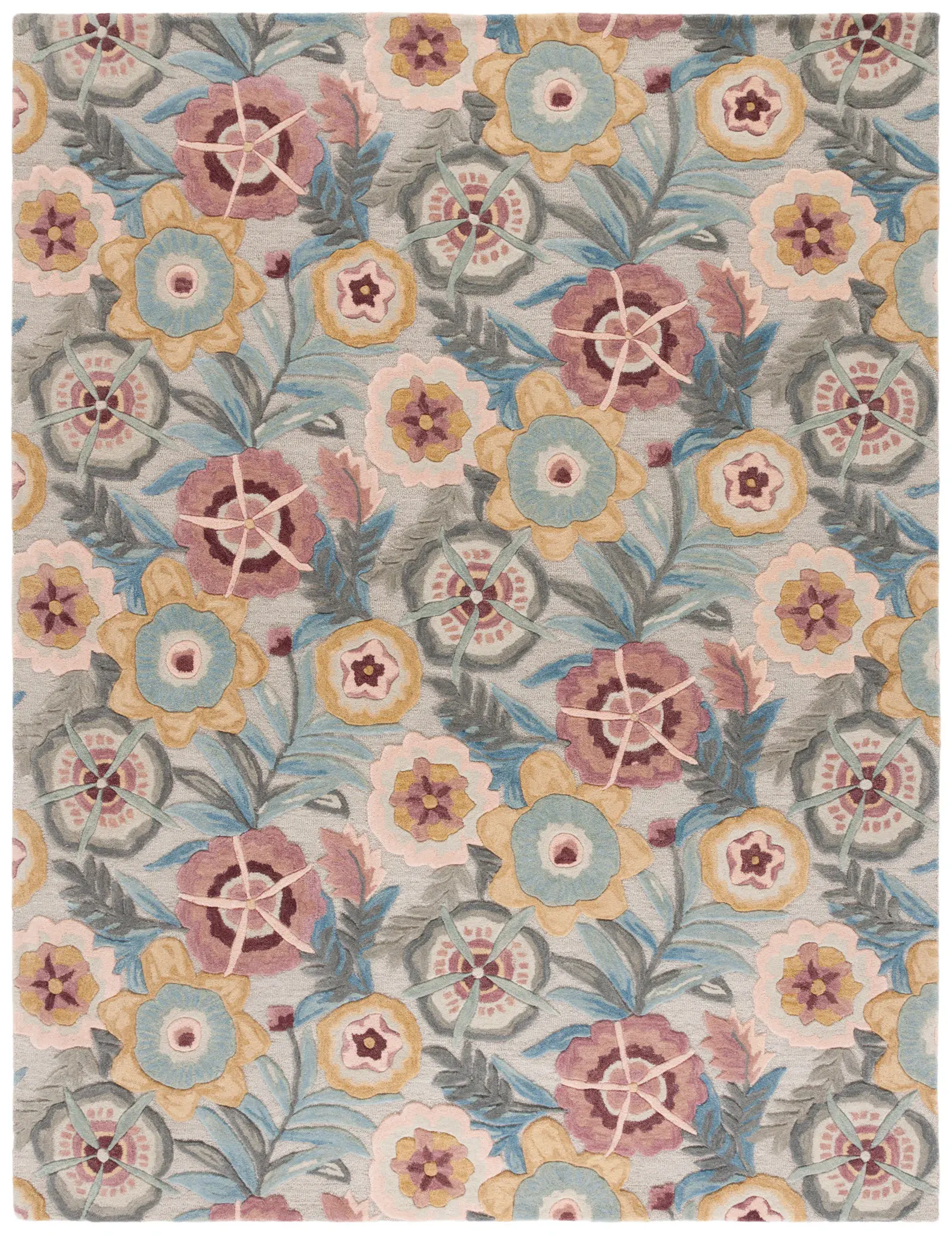 Bellagio Floral Hand-Tufted Wool Rug