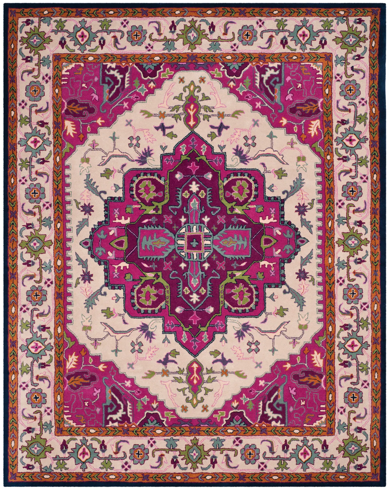Bellagio Medallion Hand-Tufted Wool Rug