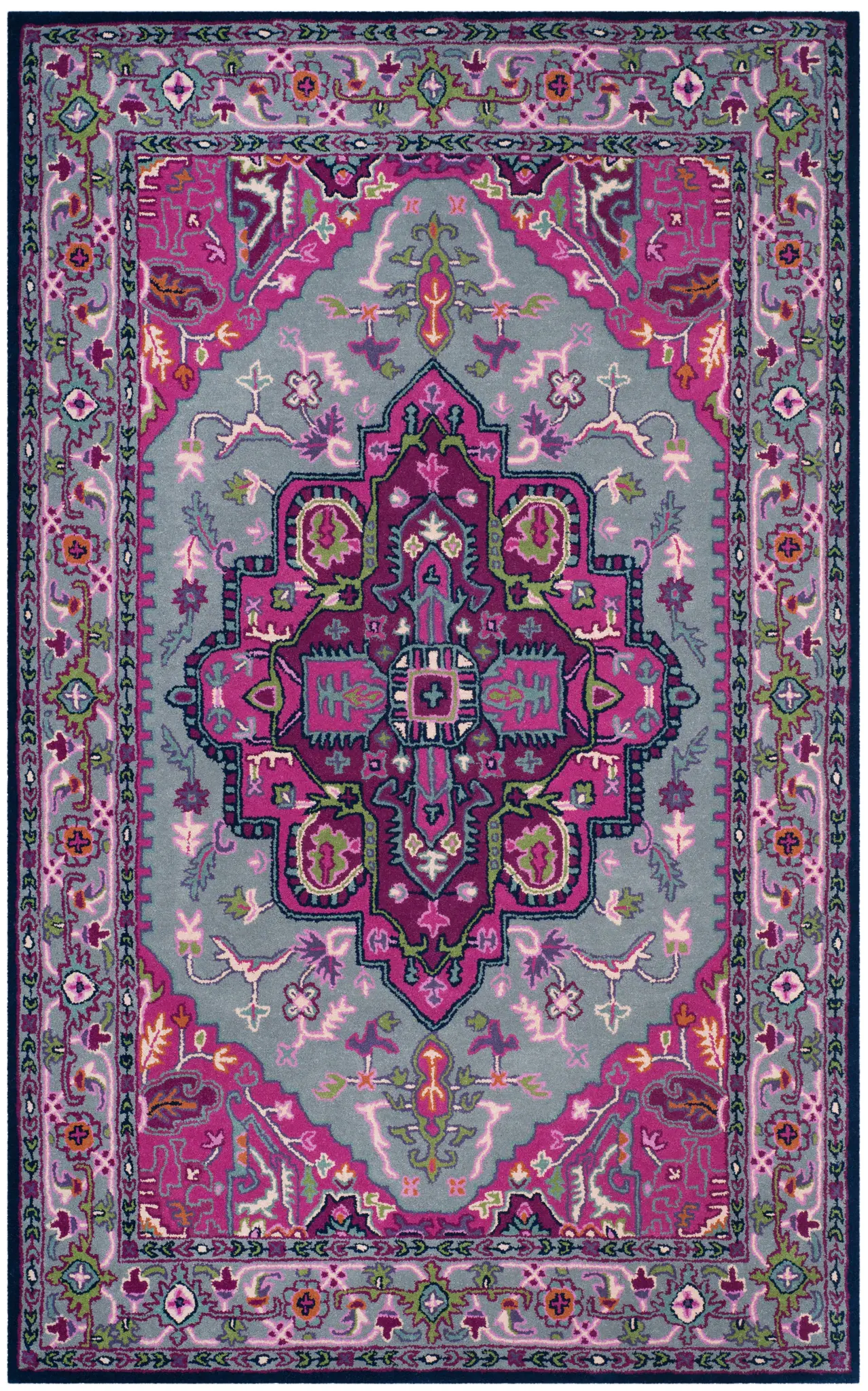 Bellagio Medallion Hand-Tufted Wool Rug