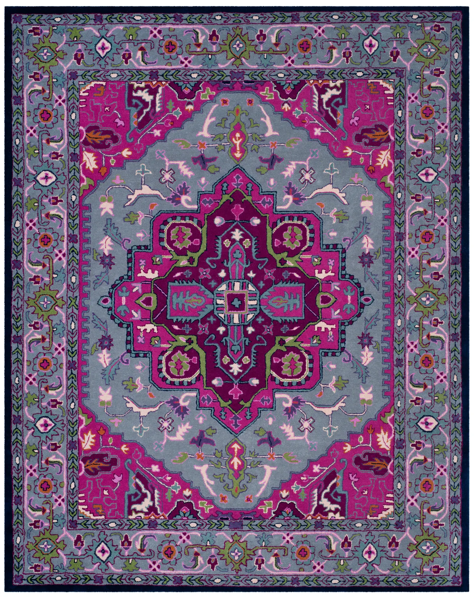 Bellagio Medallion Hand-Tufted Wool Rug