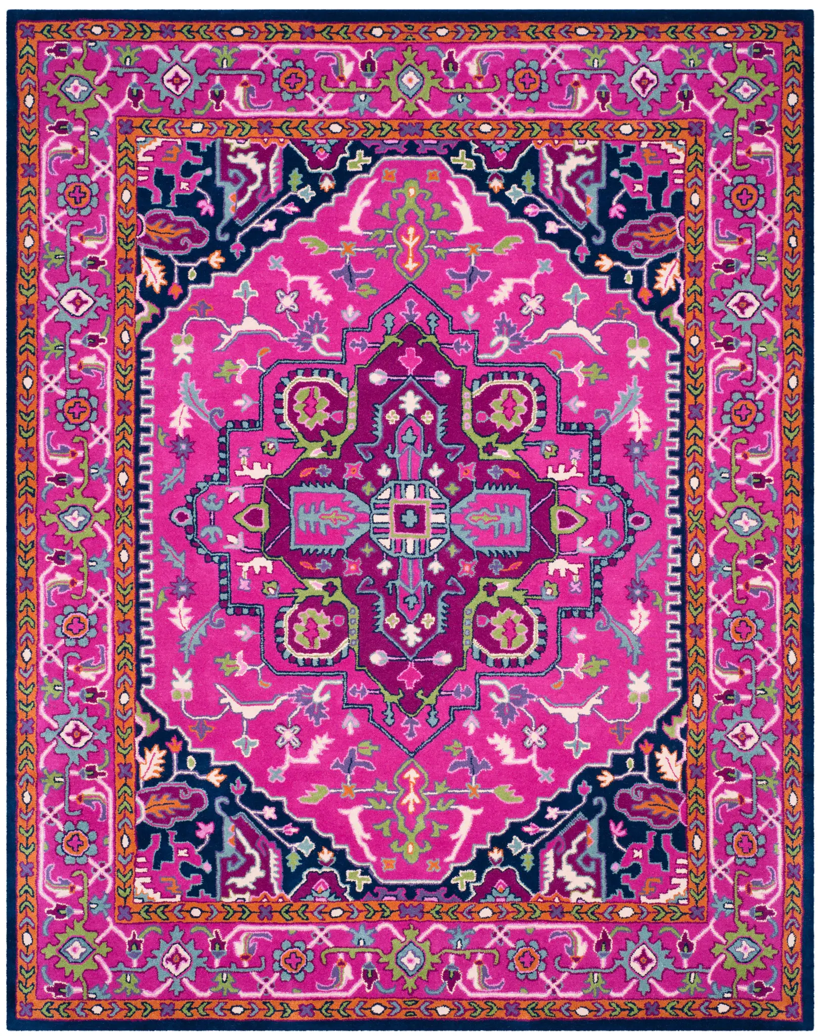 Bellagio Medallion Hand-Tufted Wool Rug