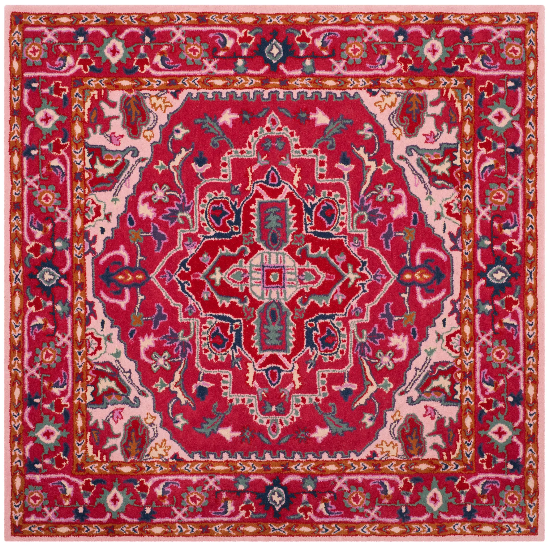 Bellagio Central Medallion Hand-Tufted Wool Rug